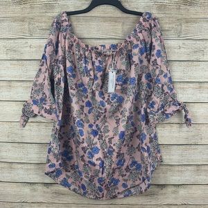No Comment • Floral off the Shoulder Blouse